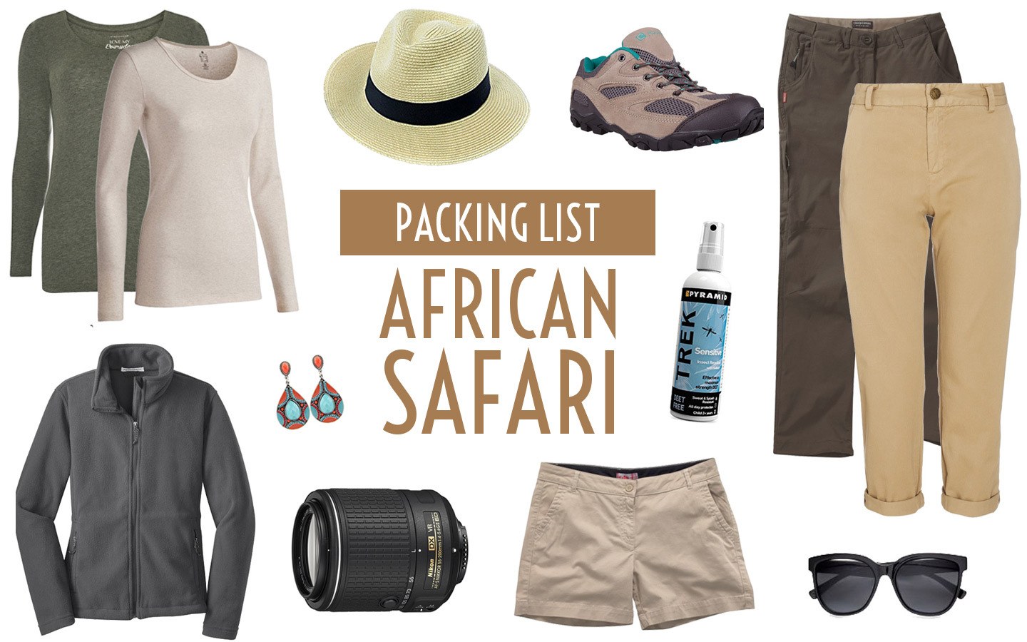 Packing list for a Uganda safari
